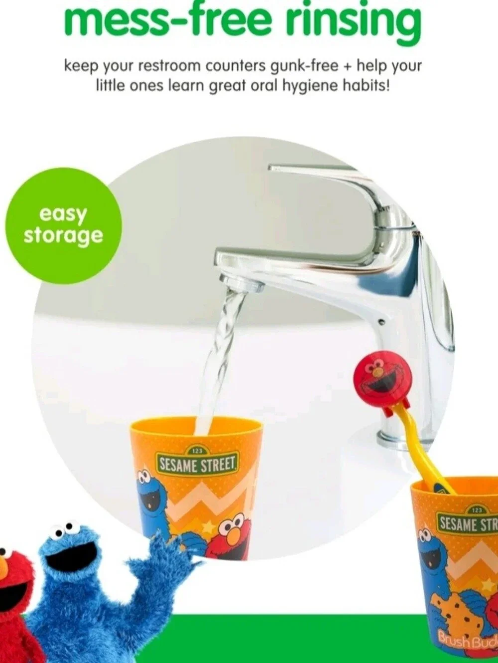 2 Sesame Street Kids Toothbrush Set